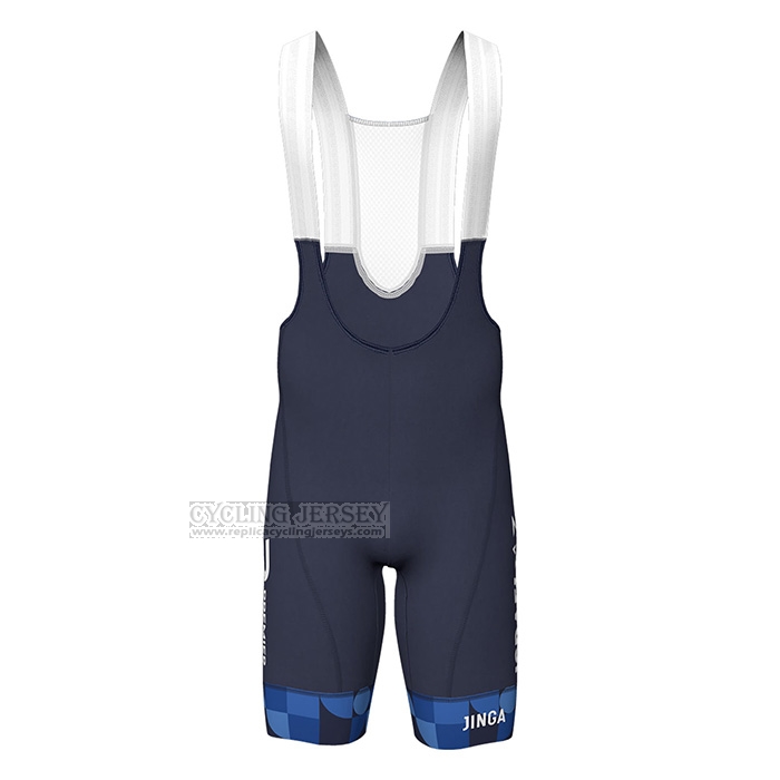 2022 Cycling Jersey Israel Cycling Academy Blue White Short Sleeve and Bib Short
